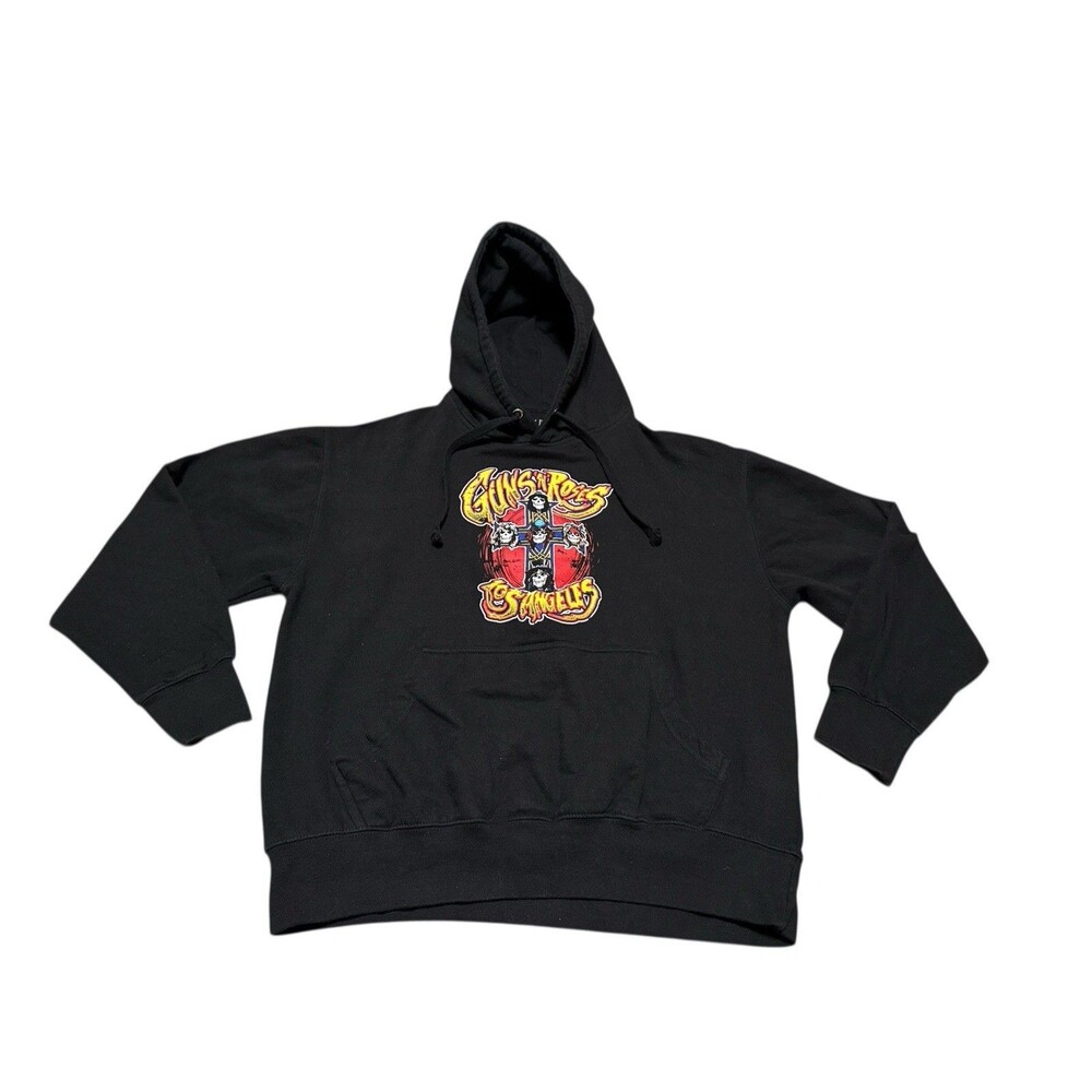 Guns N Roses Not In This Lifetime Los Angeles Concert Hoodie Black MENS L Large